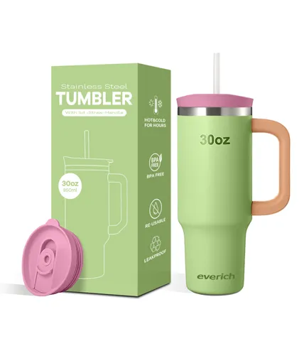 Versatile Stainless Steel Tumbler with Slide Lid 19323C