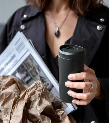 360° Flow Leak-Proof Press-to-Drink Mug 19454A